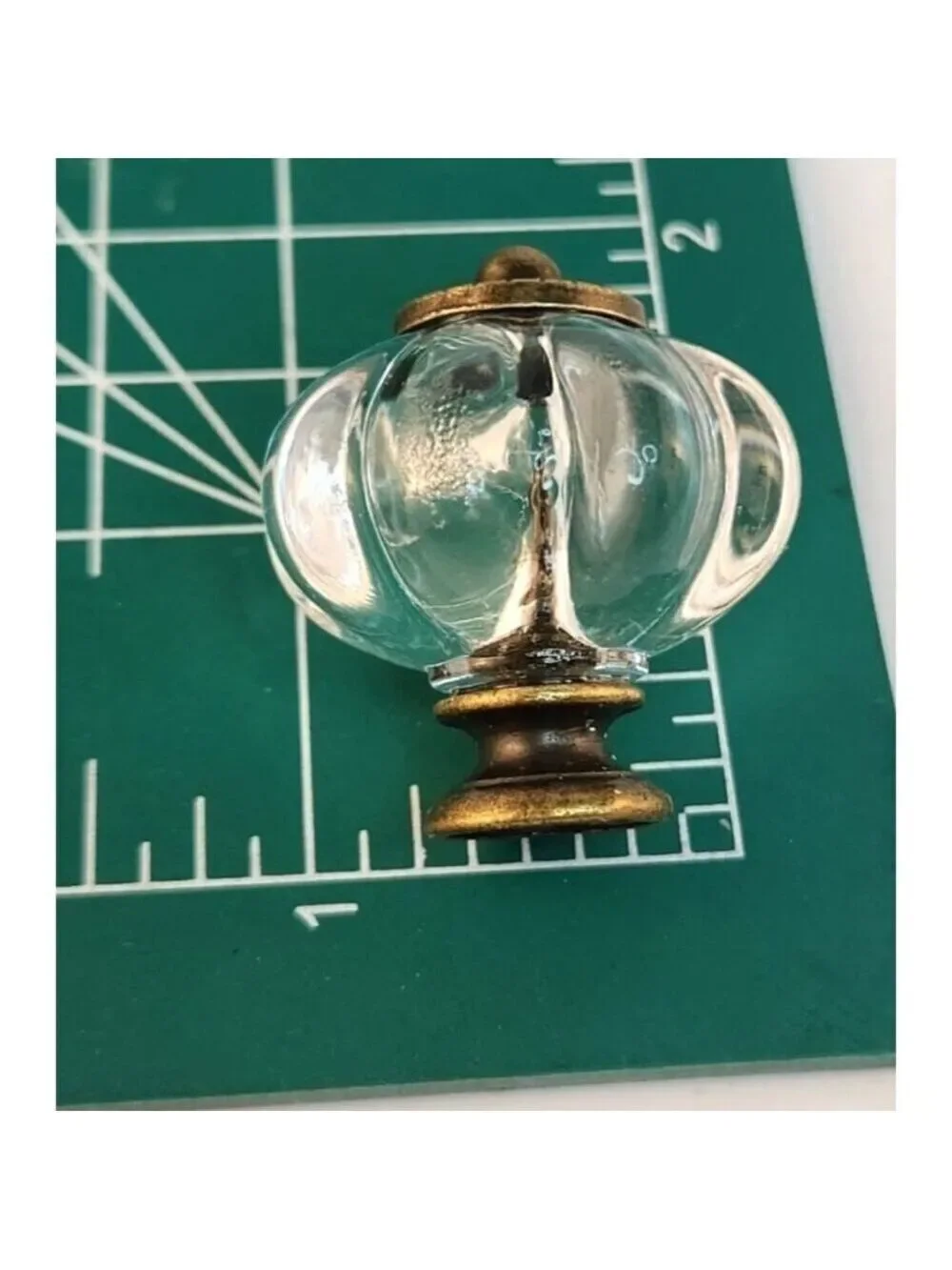 1PC Clear Pumpkin Knob Acrylic Cabinet Knob Antique Decorative Drawer Handle Pul